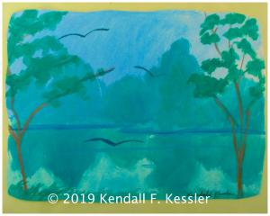 Blue Ridge Parkway Artist Saw Another Day Shot out of a Cannon...